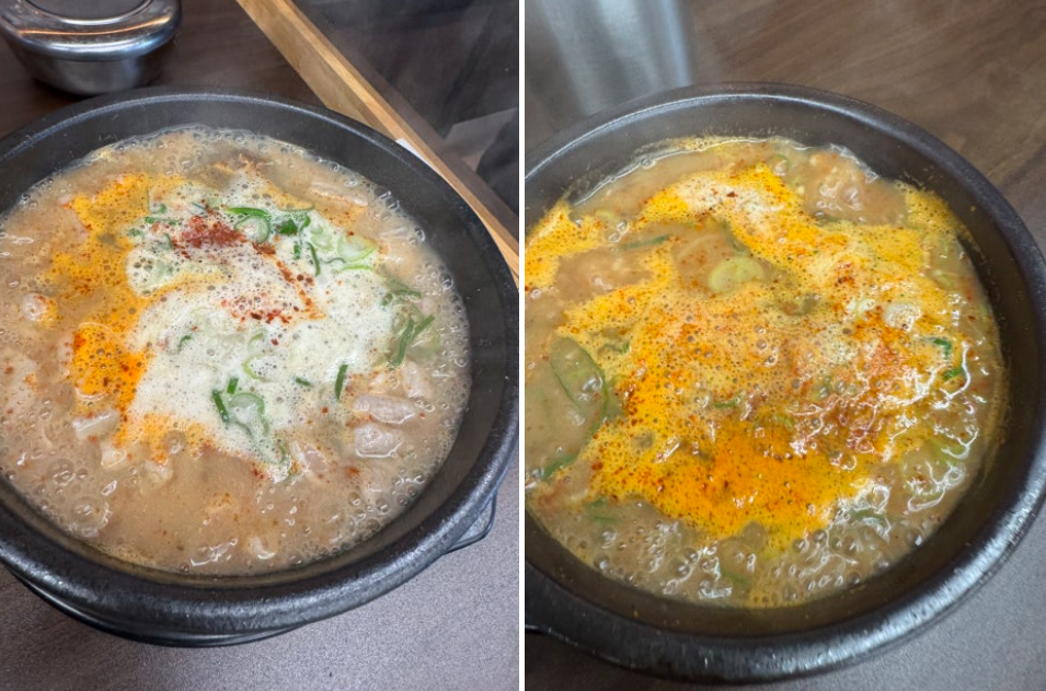 군산 조점례남문피순대 순대국밥과 피순대국밥